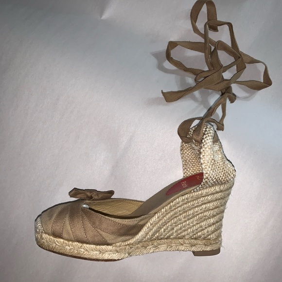 authentic CHRISTIAN LOUBOUTIN size 36 espadrilles - Picture 10 of 10